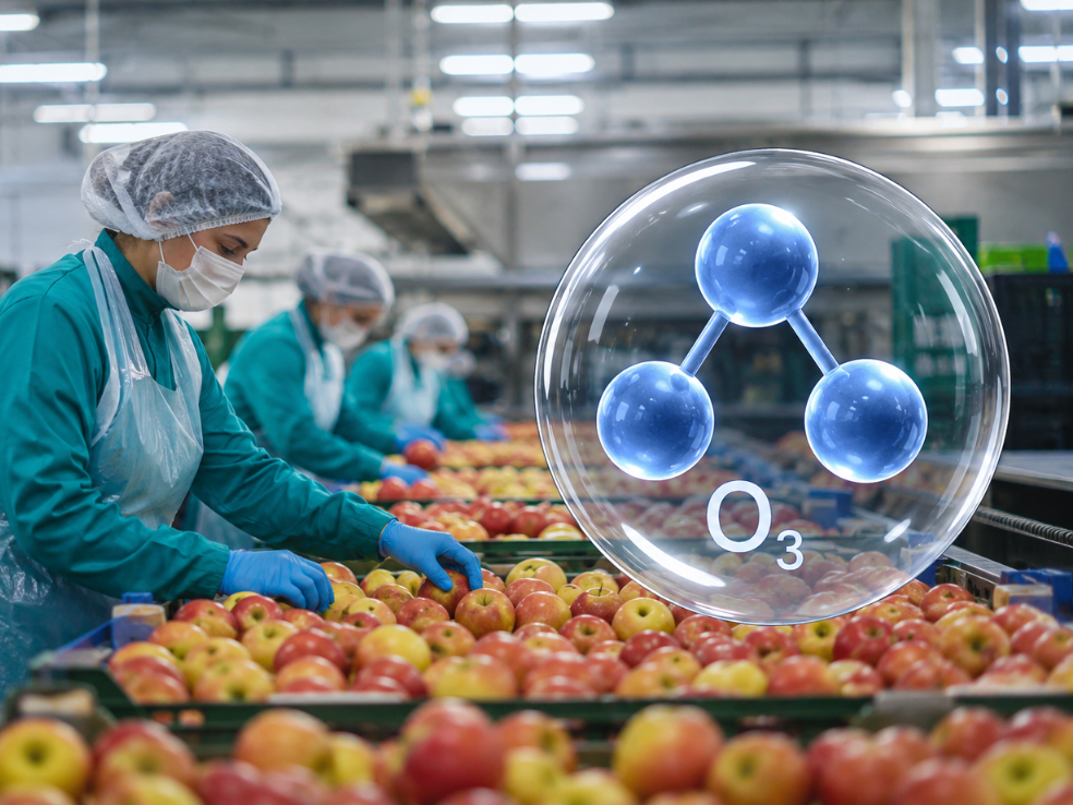 Ozono: come può rendere più sostenibile l'ortofrutta?